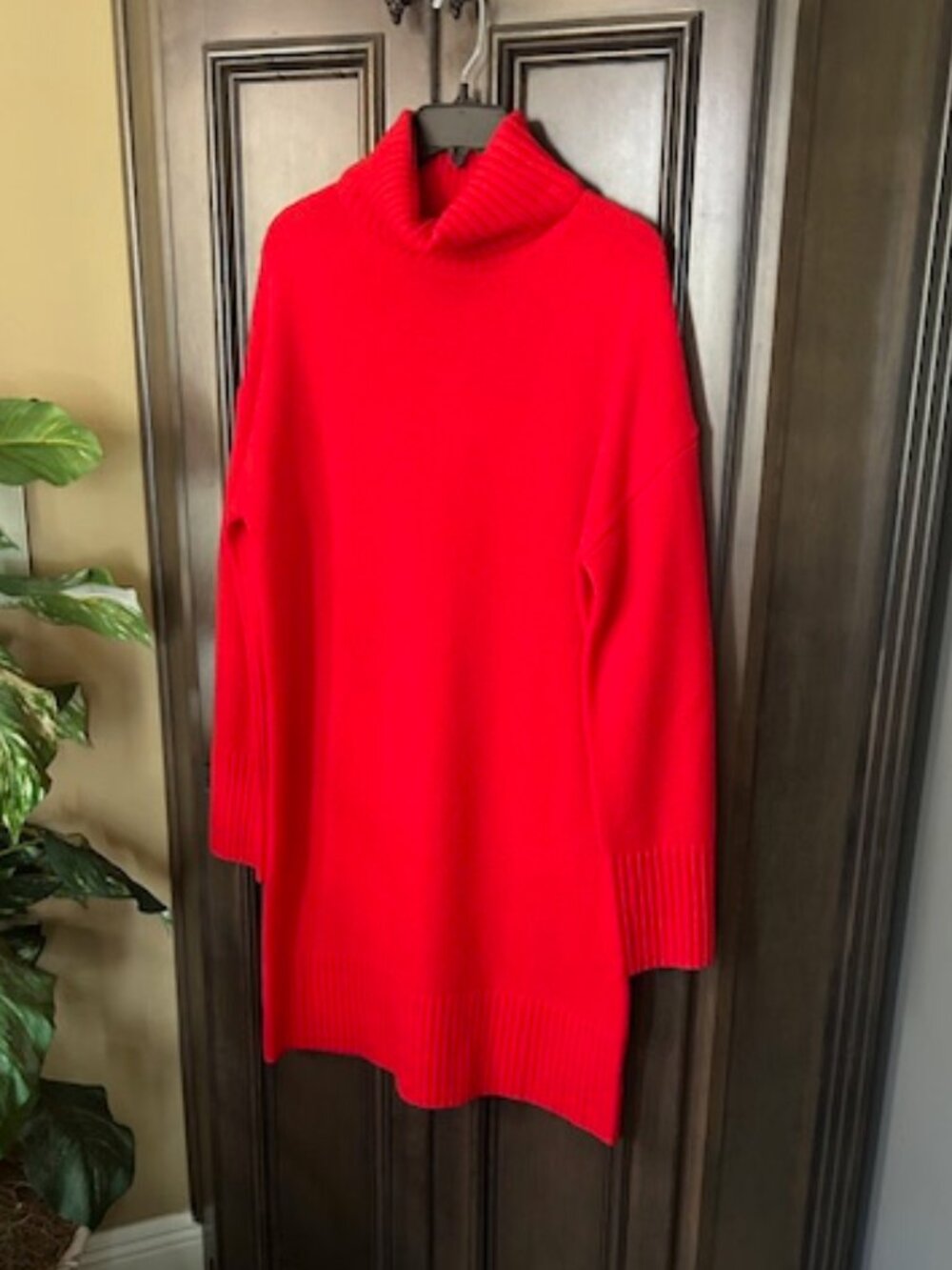 Antonio Melani Scarlet Linds 100% Cashmere Turtleneck Sweater Long Sleeve Dress